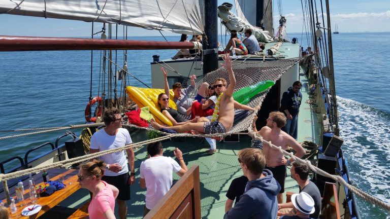 company outing-sailing-waddensea