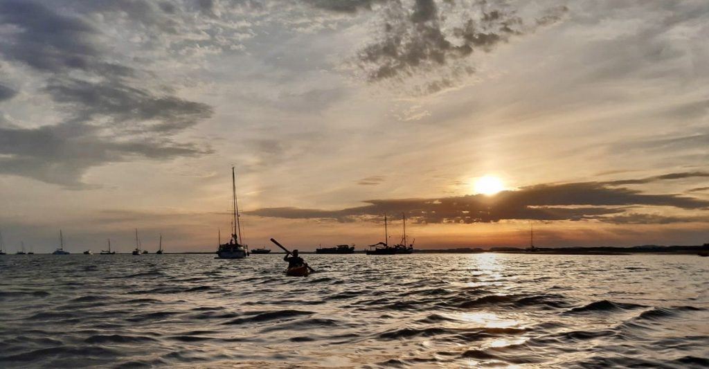 Kayakking Waddenzee
