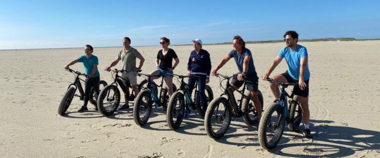 Fatbiken op het strand