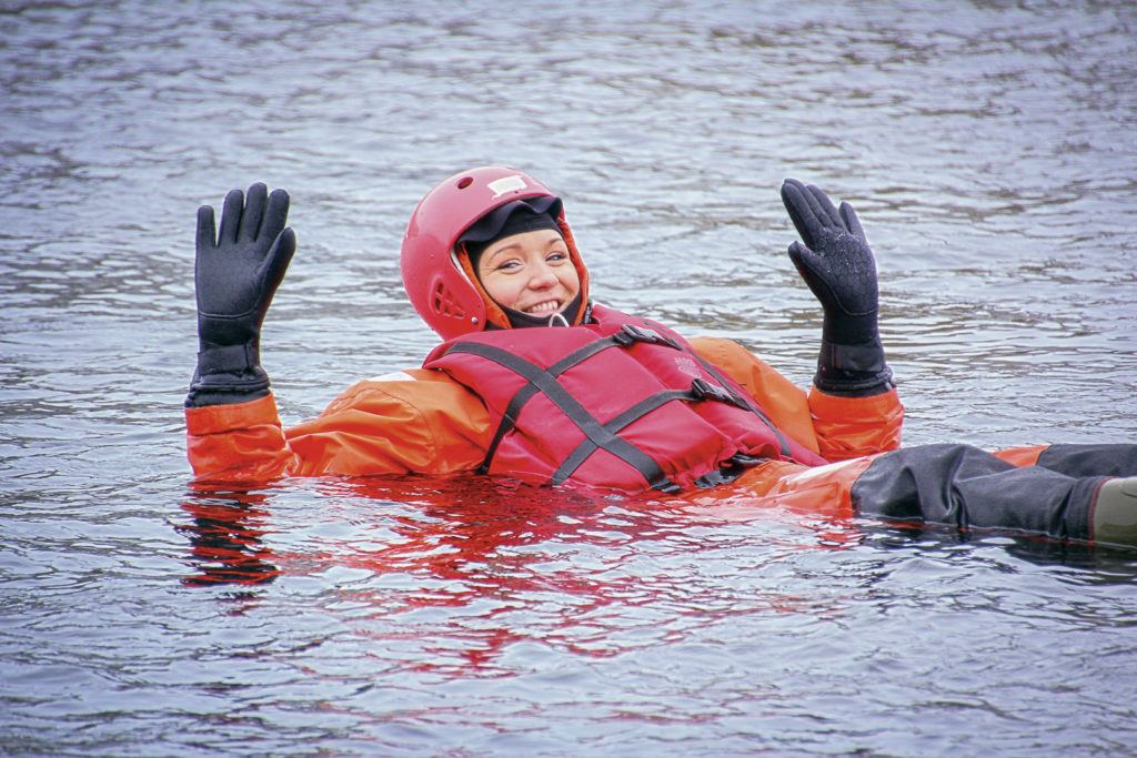 River floating