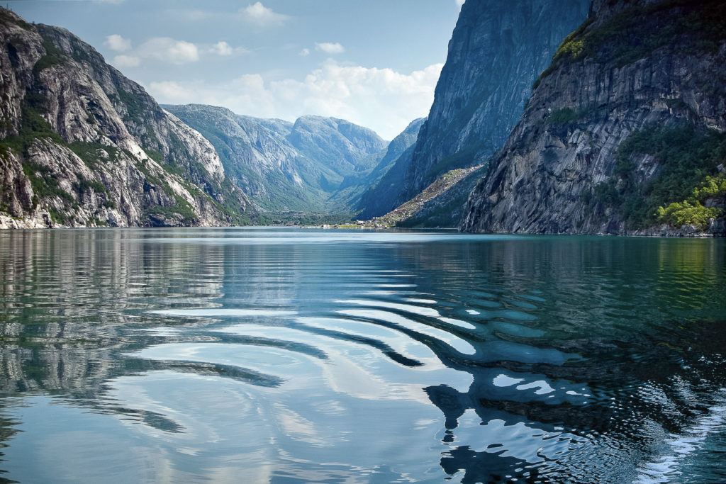 Prachtig uitzicht op Geirangerfjord, Noorwegen