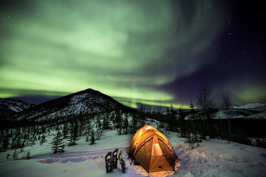 Noorderlicht in Alberta Canada