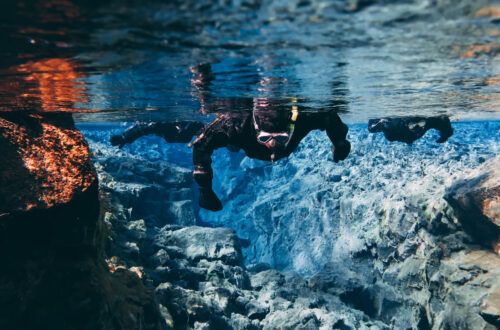 IJsland - National park Thingvellir - snorkelen - duiken